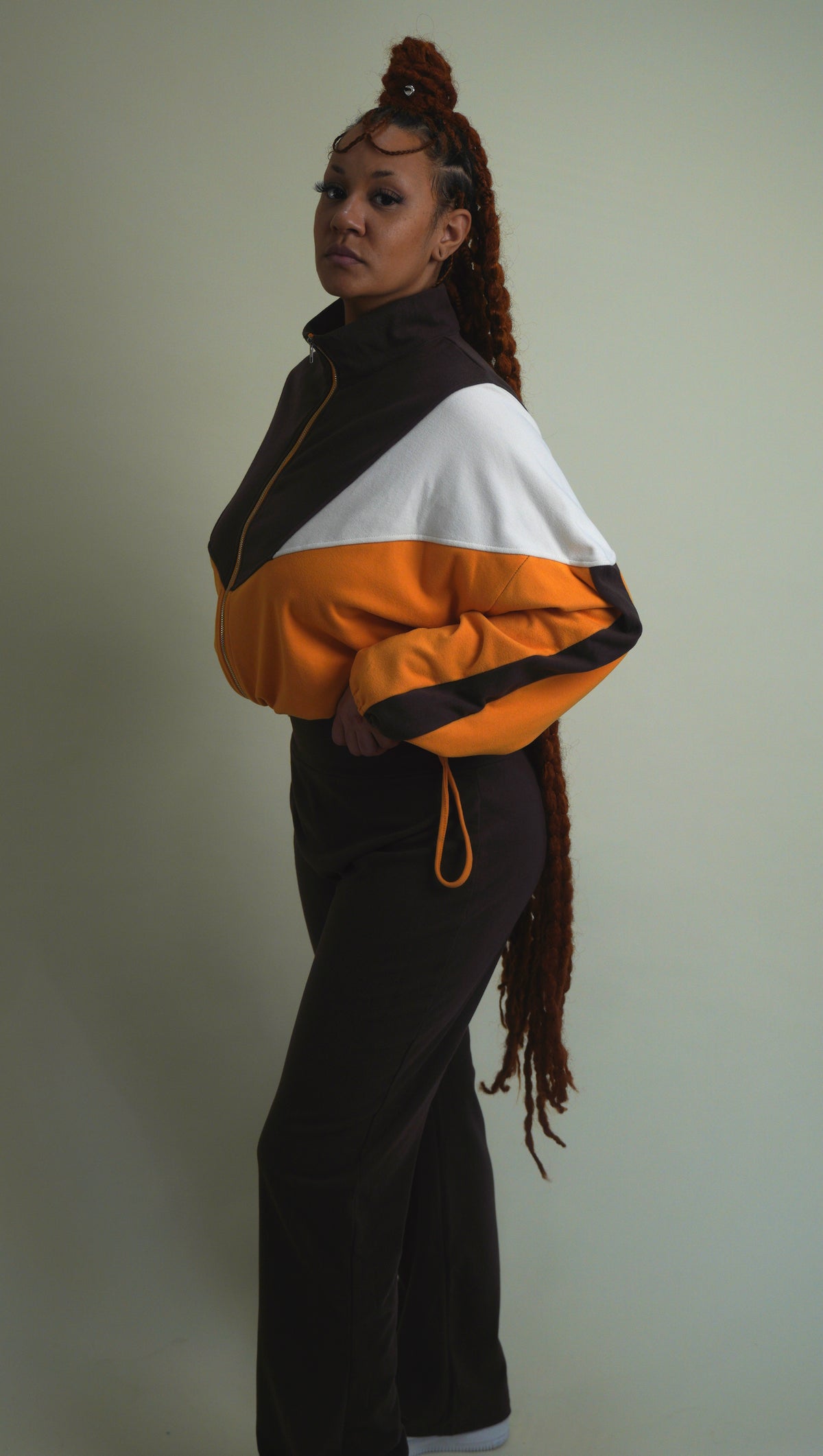 CC Colorblock Zipper Jackets Tracksuit